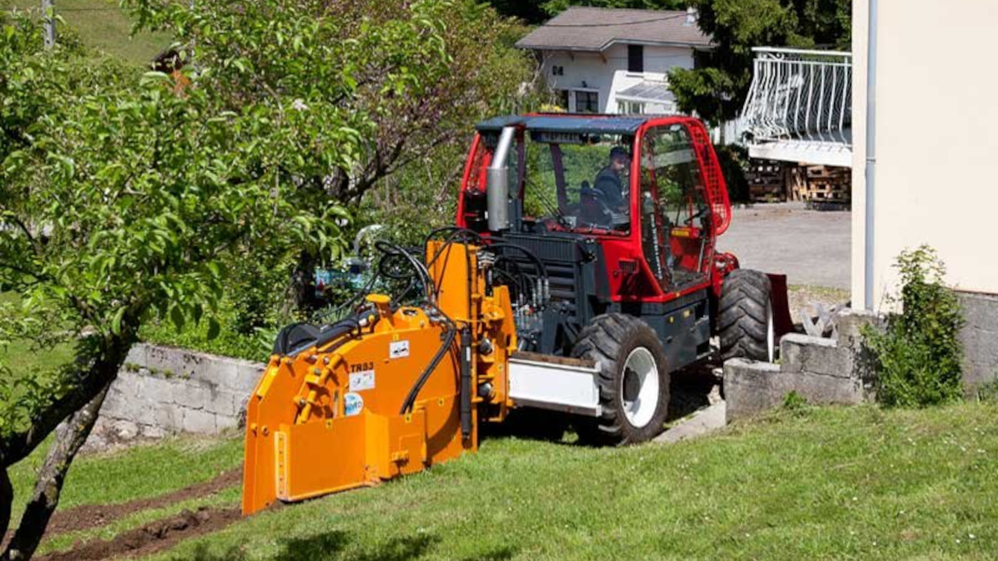 Koparka do układania światłowodów